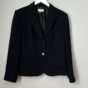 Talbots Classic Black Women's Blazer size 12